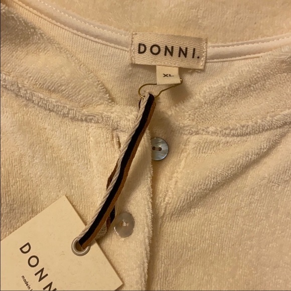 Donni terry Henley in cream - Picture 3 of 4